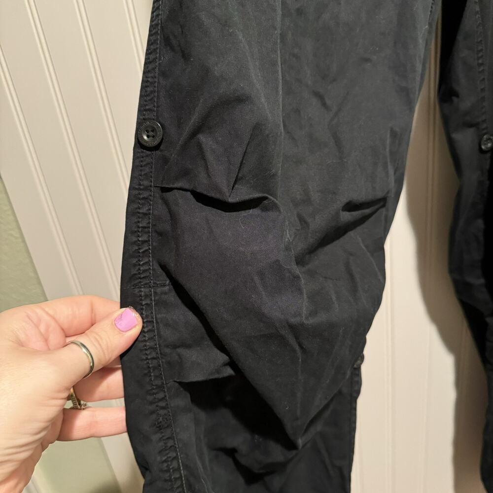 Maharishi Original Black Snopants Embroidery 90s Y2K Baggy Streetwear Mens Large - Picture 4 of 10